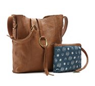 Lucky Brand Inside Out Leather Crossbody Bag