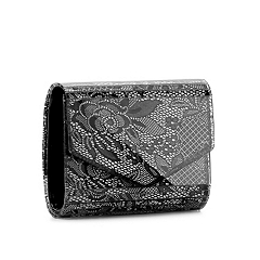 dsw black clutch