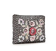 Lulu Townsend Jewel Floral Pouch