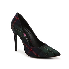 dsw plaid heels