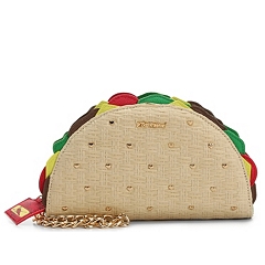 betsey johnson taco clutch