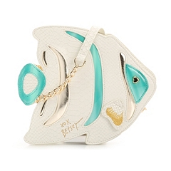 betsey johnson fish purse