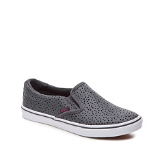 vans asher women's perforated slip on shoes
