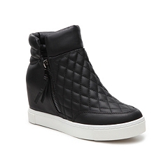 dsw steve madden wedge sneaker