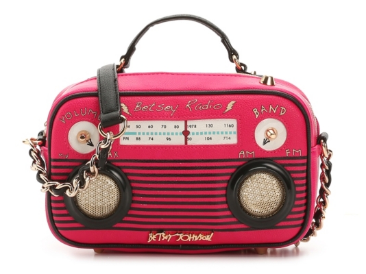 betsey johnson radio purse