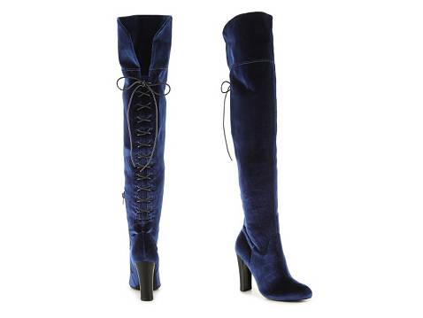 Steve Madden Glamurr Velvet Over The Knee Boot | DSW