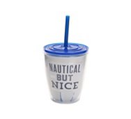 Slant Collection Nautical But Nice Stemless Wine Glass