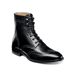 florsheim solar navy wingtip shoes