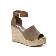 wedge madden jaylen steve sandal espadrille sandals budget dsw