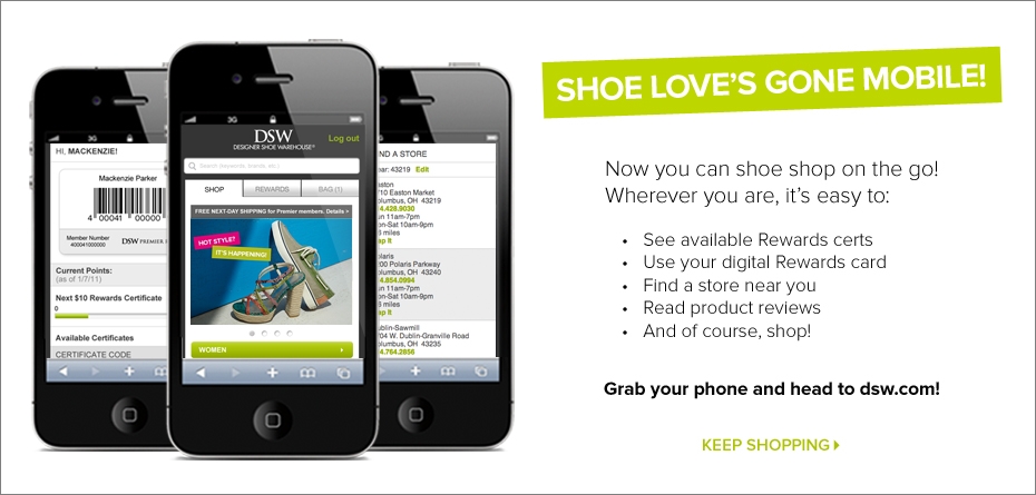 Shoe Lovers Gone Mobile!