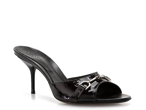 Gucci Patent Slide Sandal | DSW