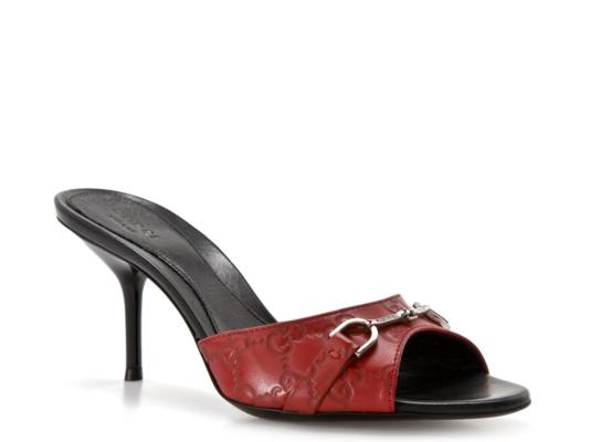 Gucci Leather Slide Sandal