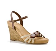 What's What Plush Fire Canvas Wedge Sandal