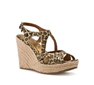 Coconuts Quigley Print Wedge Sandal