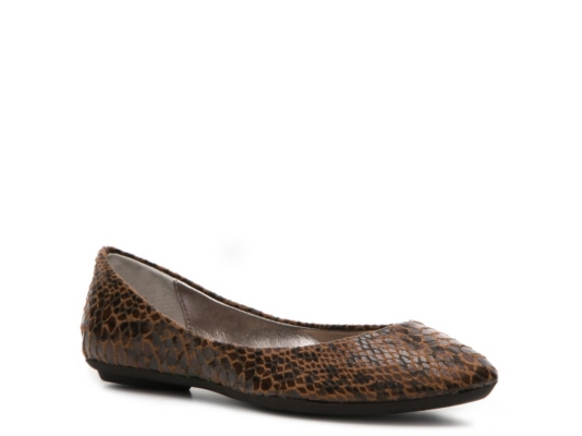 Steve Madden Heaven Leopard Snake Ballet Flat