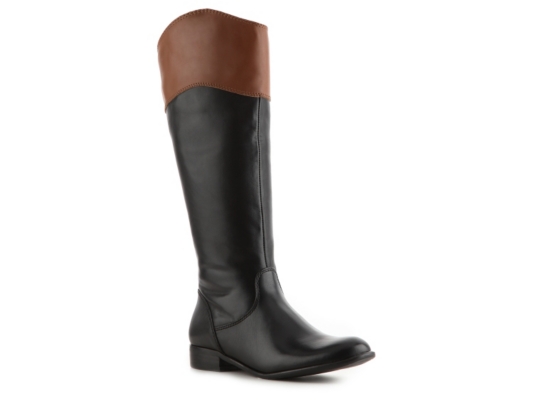 Ciao Bella Tabby Two-Tone Riding Boot