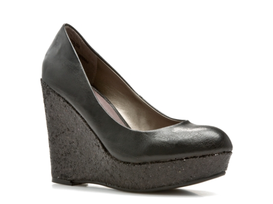 Madden Girl Expolode Glitter Wedge Pump