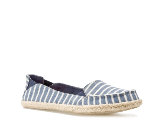 Rocket Dog Clover Striped Canvas Flat