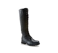 Coconuts Tall Laceup Black Boot