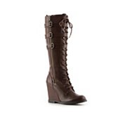 Mia Ursela Lace-Up Wedge Boot