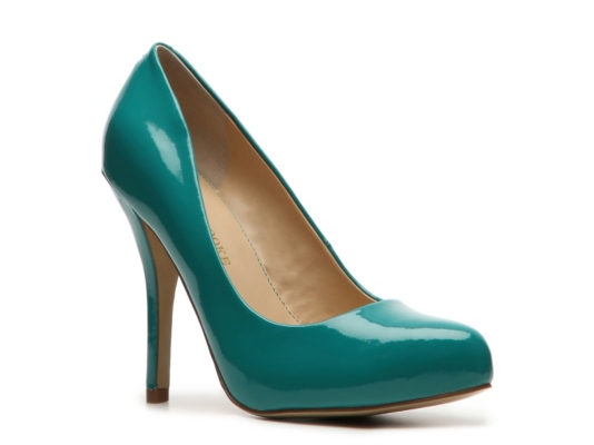 Audrey Brooke Bracelet Patent Pump