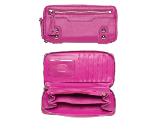 Audrey Brooke Studded Leather Wallet