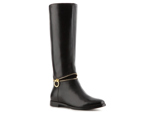 Sergio Rossi Leather Zipper Boot 