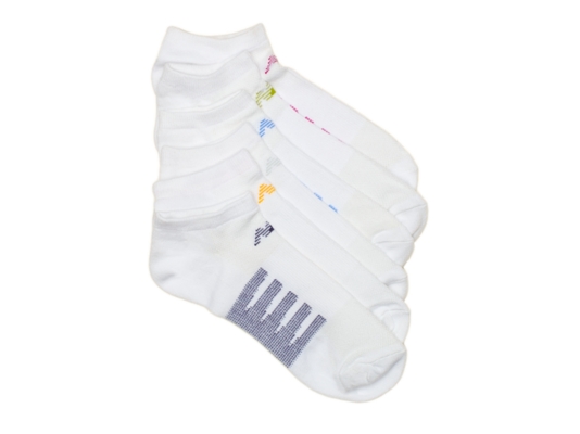 New Balance Women's No Show Athletic Sock, 6 Pack