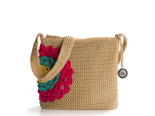 The Sak Crochet Flower Cross Body Bag