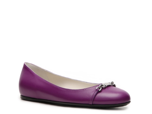 Gucci Leather Horsebit Flat