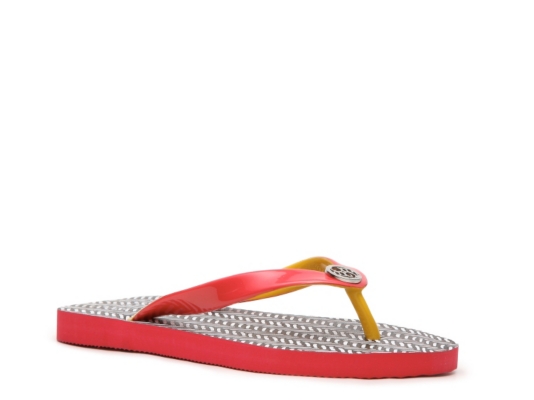 BCBG Paris Game Coral Flip Flop 