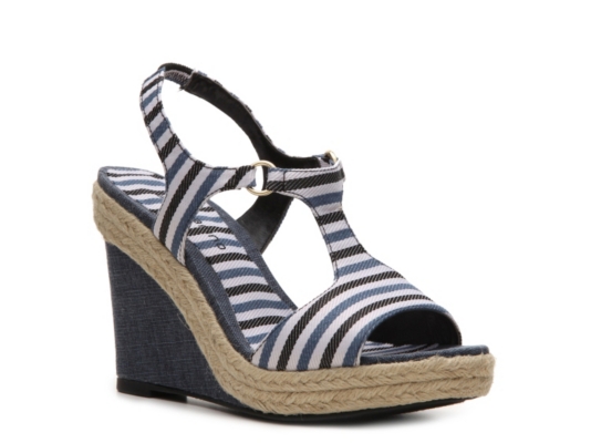 Ann Marino Jackel Wedge Sandal