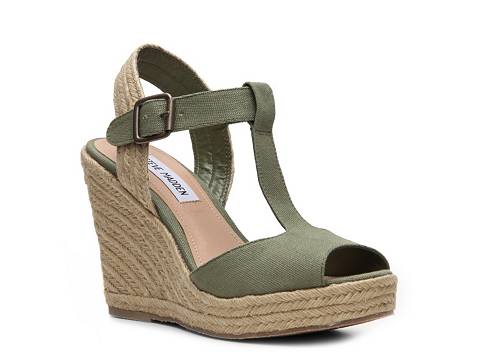 wedge sandal wade canvas madden steve dsw