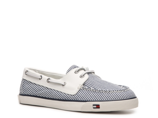 Tommy Hilfiger Women's Candice Striped Boat Shoe
