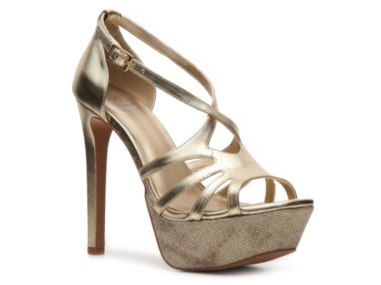 JS by Jessica Bleecker Metallic Sandal
