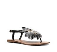 N.Y.L.A. Hary Feather Flat Sandal