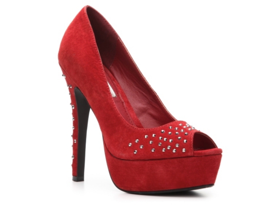 Two Lips Impression Suede Pump 