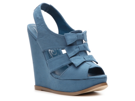 Matty's Bowie Slingback Wedge Sandal