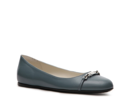 Gucci Leather Horsebit Flat