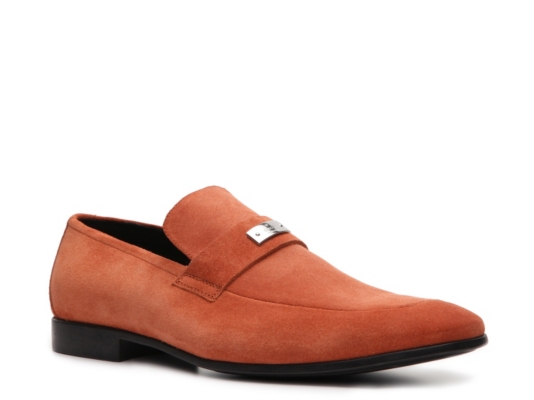 Gucci Suede Nameplate Loafer