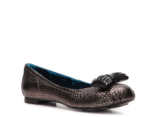 Irregular Choice Hopscotch Heaven Reptile Flat