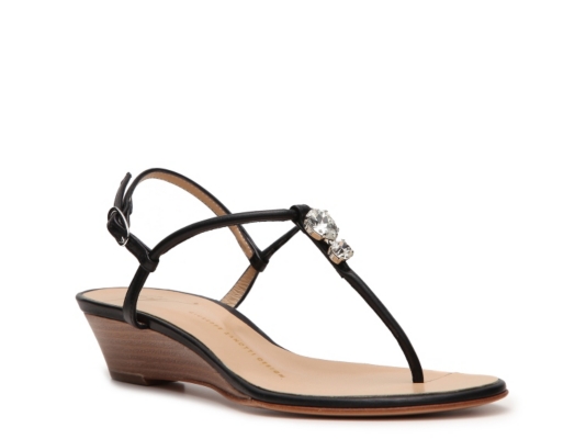 Giuseppe Zanotti Leather Wedge Sandal | DSW