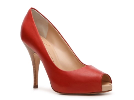 Giuseppe Zanotti Leather Peep Toe Pump
