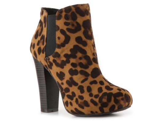 Madden Girl Zelouss Leopard Bootie