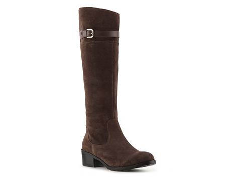 Audrey Brooke Adore Wide Calf Suede Riding Boot | DSW
