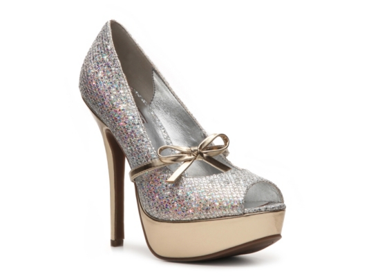 Mix No. 6 Lucy Glitter Pump