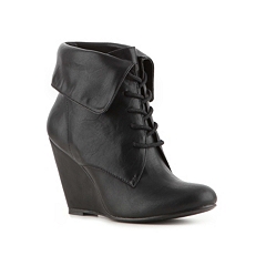 dsw black lace up booties