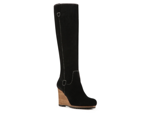 Audrey Brooke Muriah Suede Wedge Boot