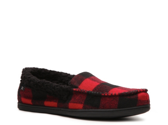 Dearfoams Plaid Fleece Slipper