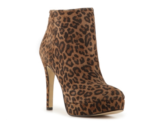 BCBG Paris Cassandra Leopard Bootie